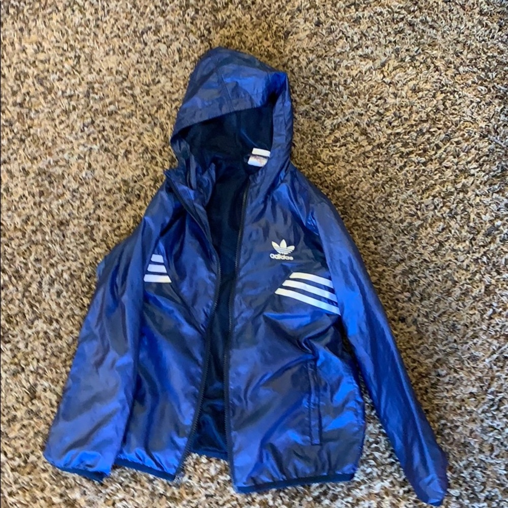 BLUE ADIDAS WINDBREAKER KIDS